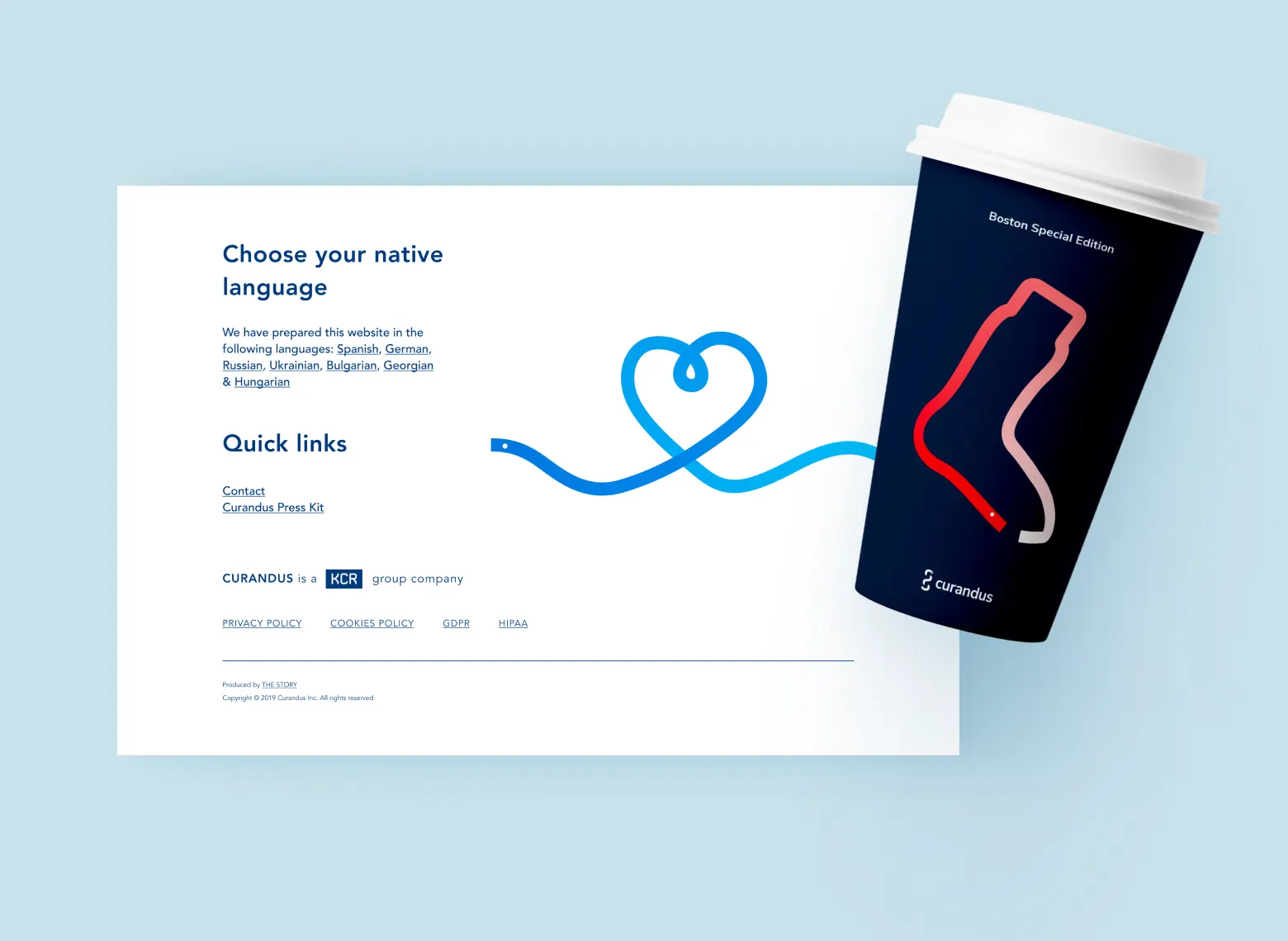 Curandus visual language by The Story 2