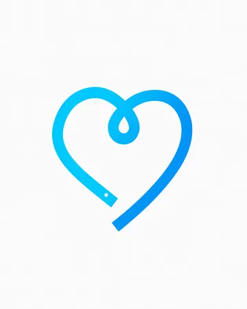 curandus logo heart design by the story