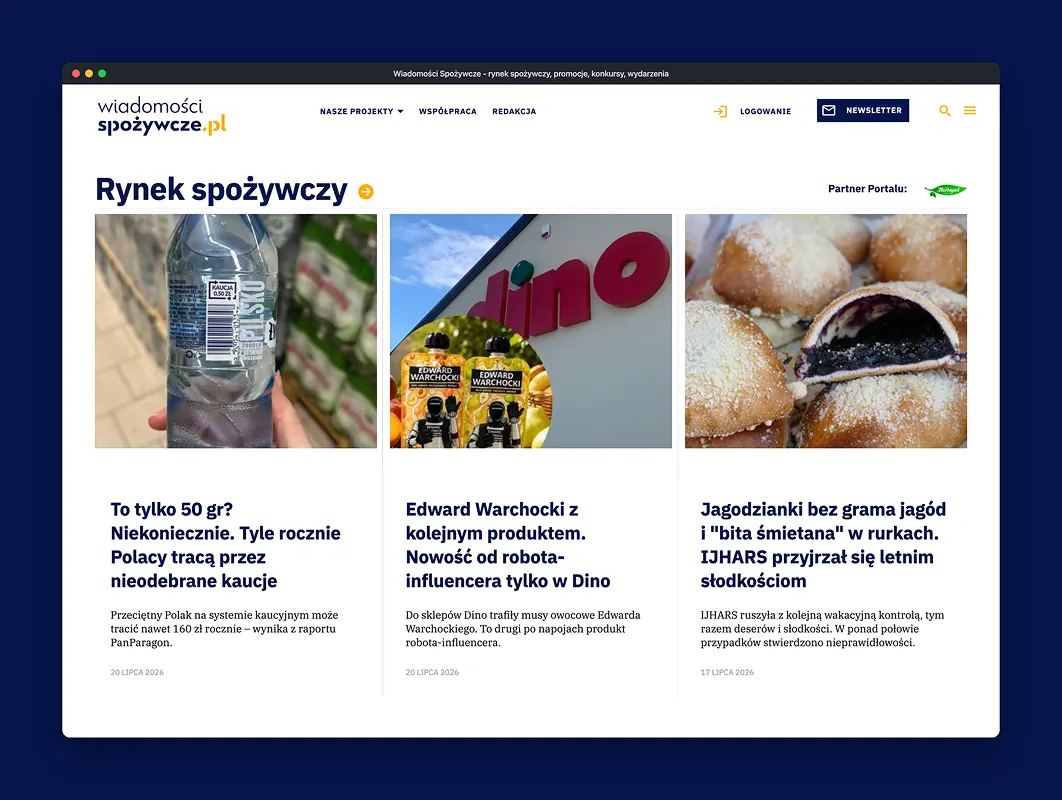 wiadomości spożywcze website powered by the story