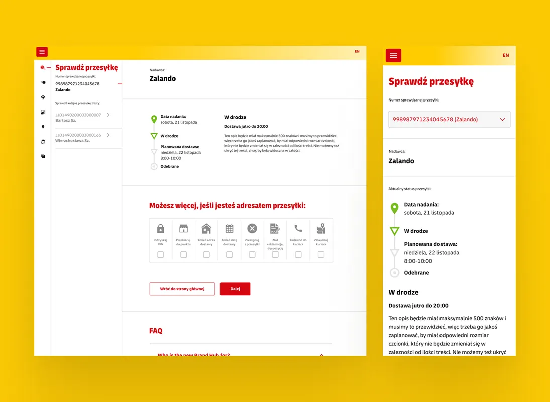 dhl app mockup