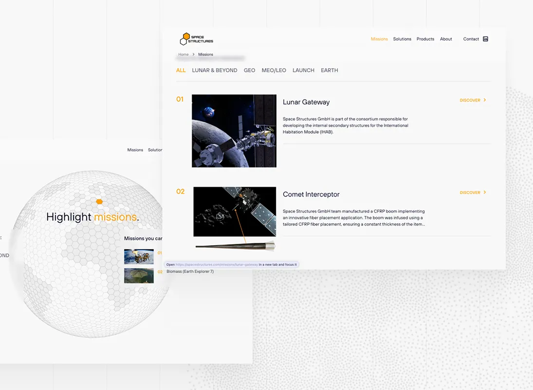 Space structures website 