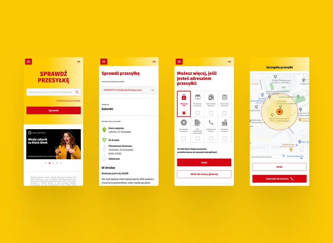 dhl aplikacja rzut 